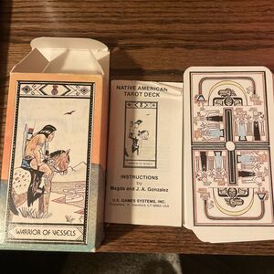 Vintage 1982 Native American Tarot Deck Complete Cards Great Condition Belgium